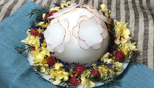 『お花畑にあるキャンドル』づくり